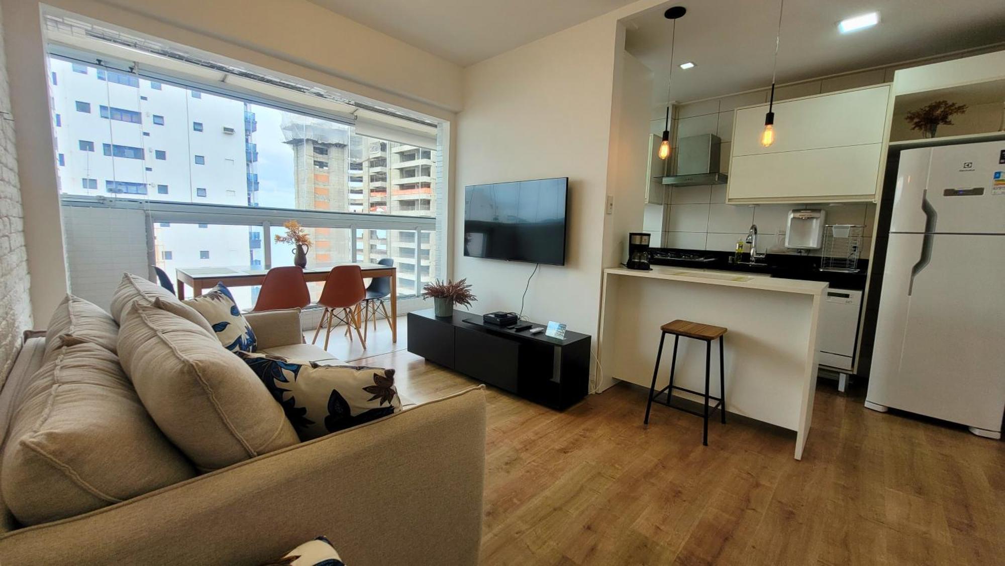 Booksantos Latitude 133 - Ponta Da Praia Vista Mar Экстерьер фото